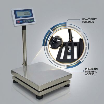 Heavy Duty Digital Weighing Scale 150kg Industrial Floor Platform Tare Hold Function